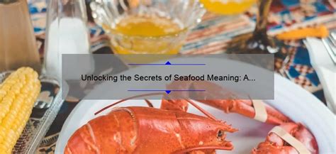 Seafood magic ingredients